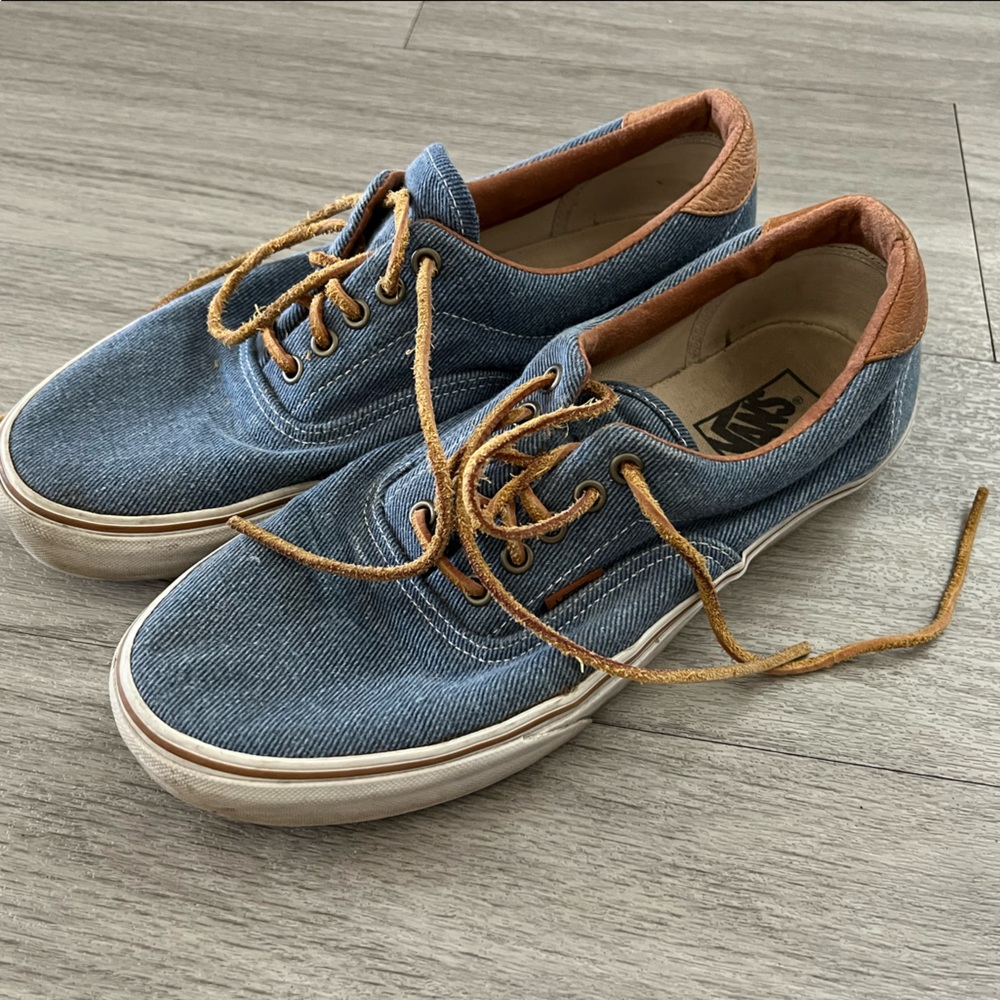 Mens Navy Blue Vans Size 10